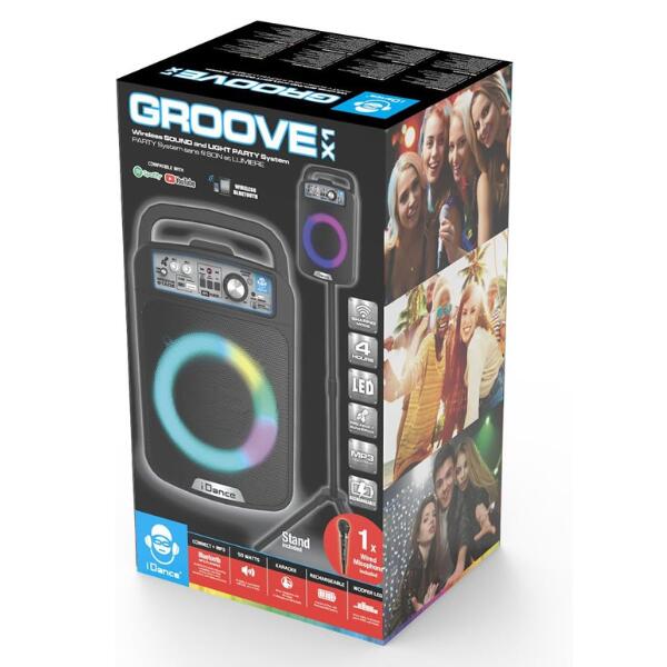 iDance Groove X1 Wireless Sound And Light Party System