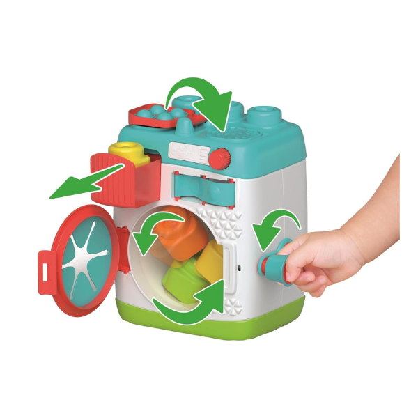 Clementoni Soft Clemmy Sensory Washing Machine Toy With 6 Soft Blocks