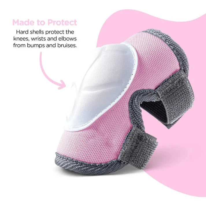 Yvolution Safety Pads Elbows - Knees - Wrists -Pink