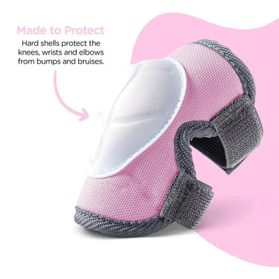 Yvolution Safety Pads Elbows - Knees - Wrists -Pink