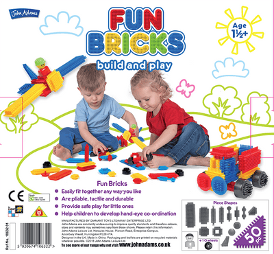 Fun Bricks Build And Play 50pc Set