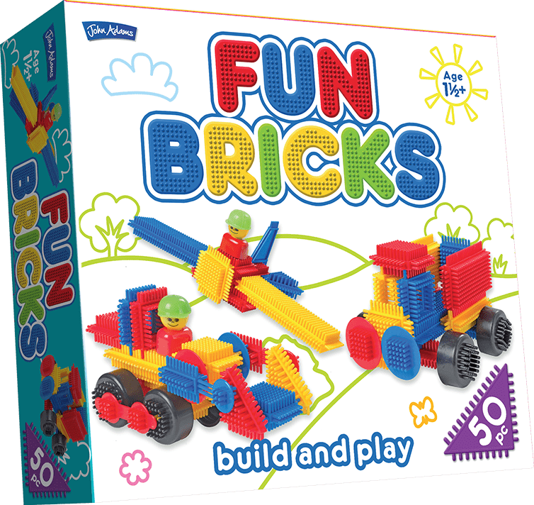 Fun Bricks Build And Play 50pc Set