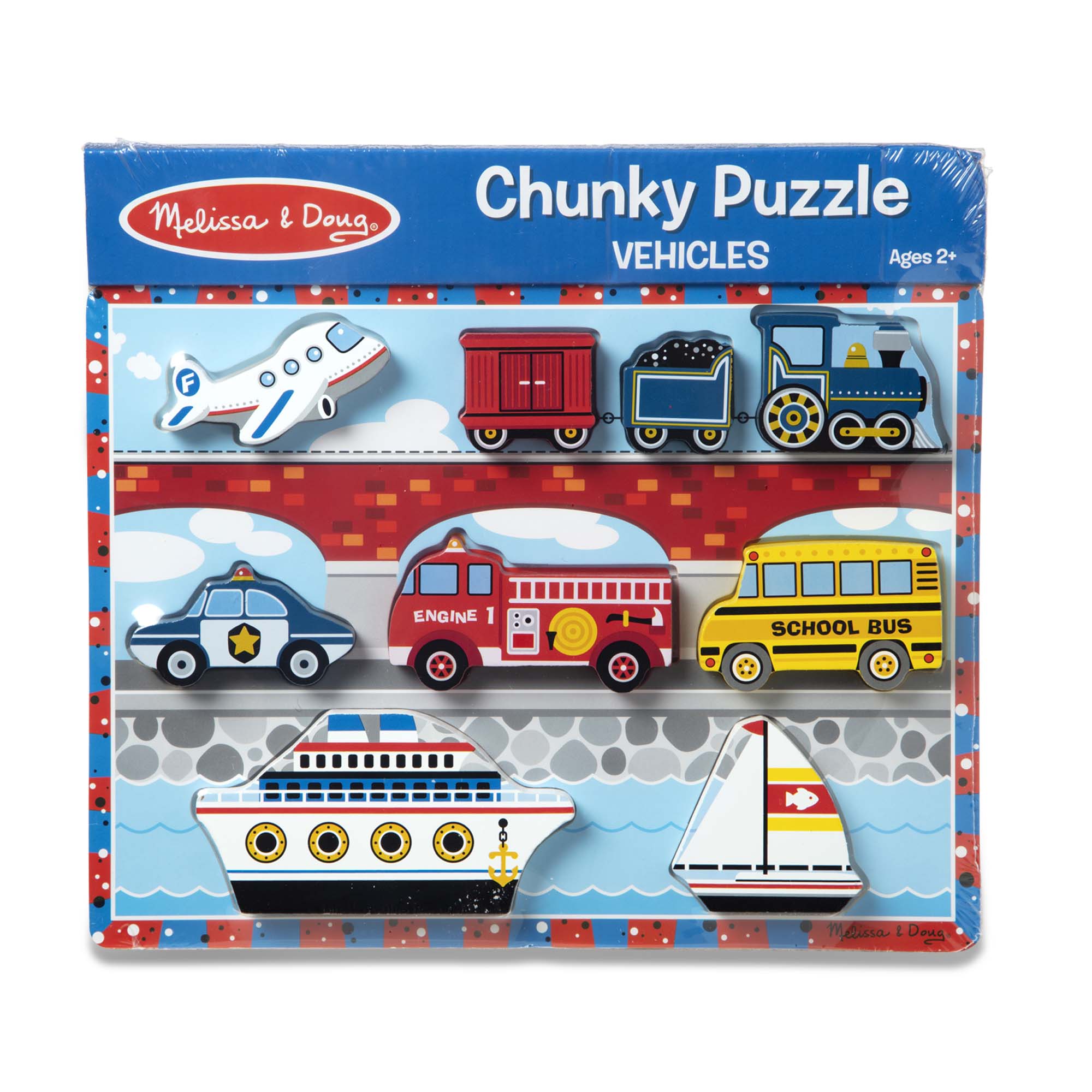 Melissa & Doug Chunky Puzzle Vehicles