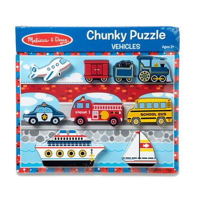 Melissa & Doug Chunky Puzzle Vehicles