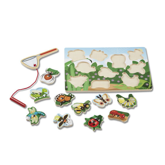Melissa & Doug Magnetic Wooden Bug Catching Game