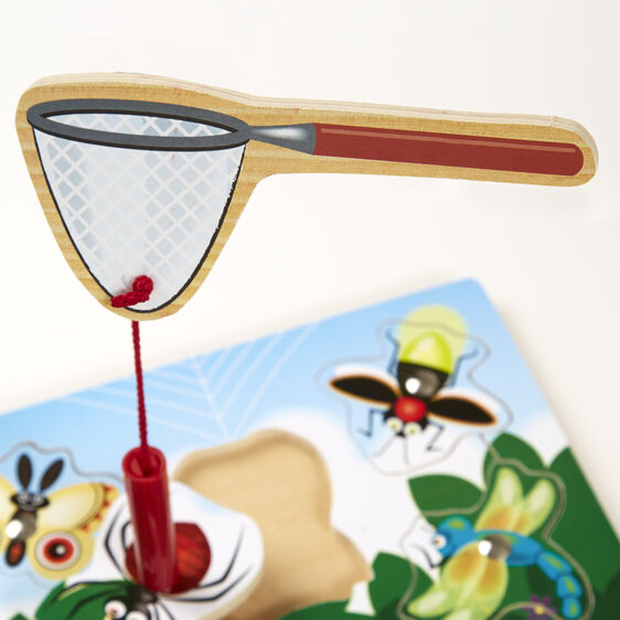 Melissa & Doug Magnetic Wooden Bug Catching Game