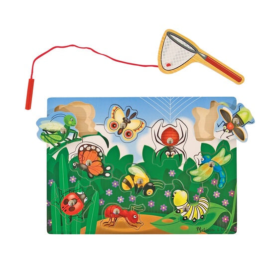 Melissa & Doug Magnetic Wooden Bug Catching Game