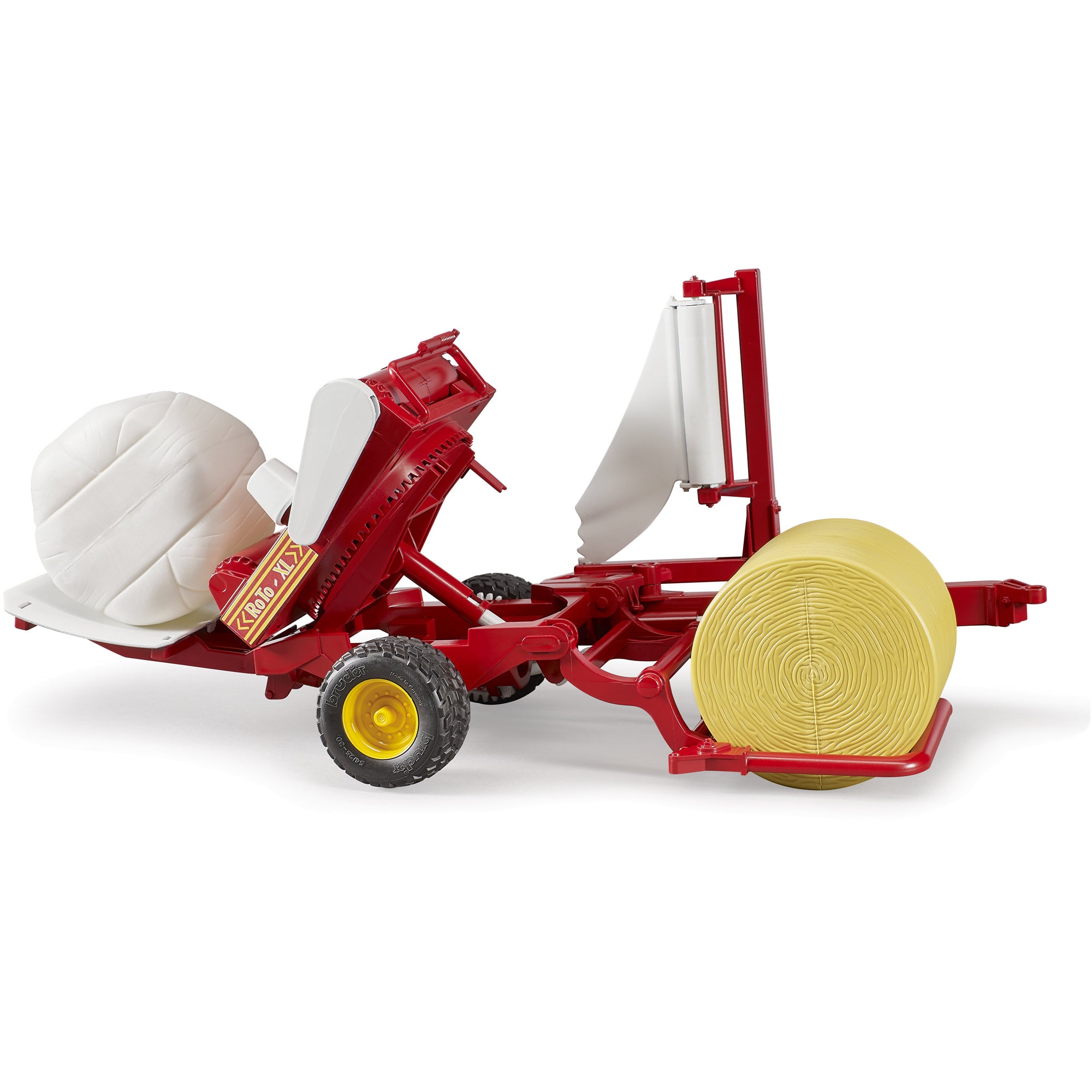 Bruder 02122 - Round Bale Wrapper and Bales - 1: