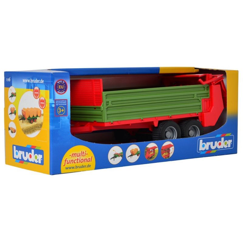 Bruder Farm Dung Spreader Trailer 1:16