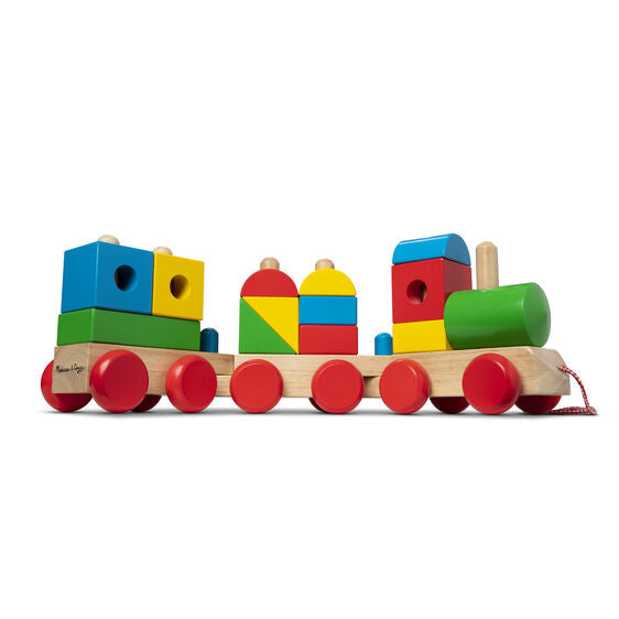 Melissa & Doug Jumbo Wooden Stacking Train