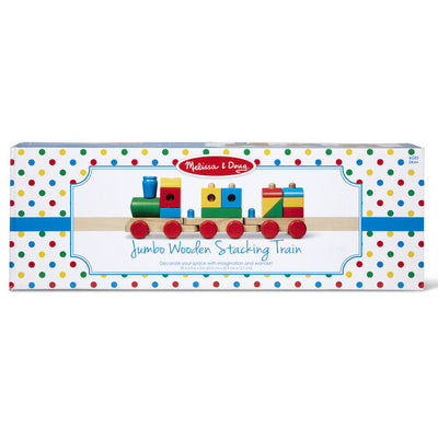 Melissa & Doug Jumbo Wooden Stacking Train