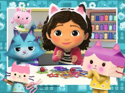 Gabby's Dollhouse 4 In a Box Jigsaw Puzzle