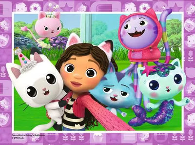 Gabby's Dollhouse 4 In a Box Jigsaw Puzzle