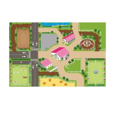 Kids Globe Horse Riding School Playmat 100cm x 150cm