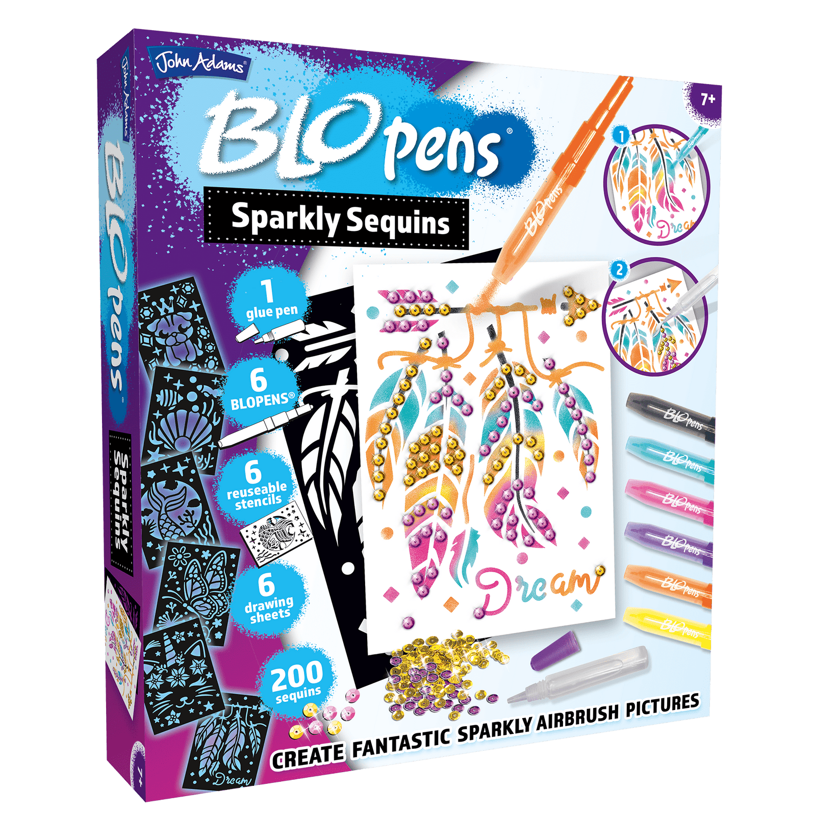 Blo Pens Sparkly Sequins Set