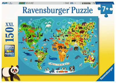 Ravensburger World Travel Map 150pc XXL Jigsaw Puzzle