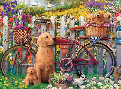 Ravensburger Cute Dogs In The Garden 500pc Jigsaw Puzzle