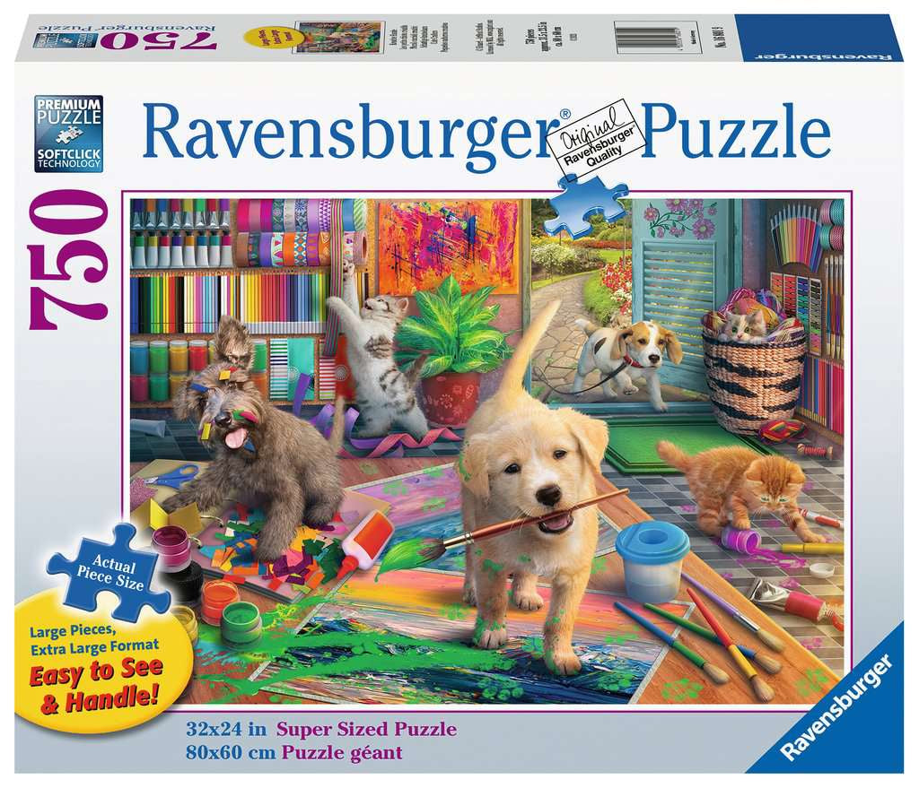 Ravensburger Cute Crafters 750pc Large Piece Jigsaw Puzzle