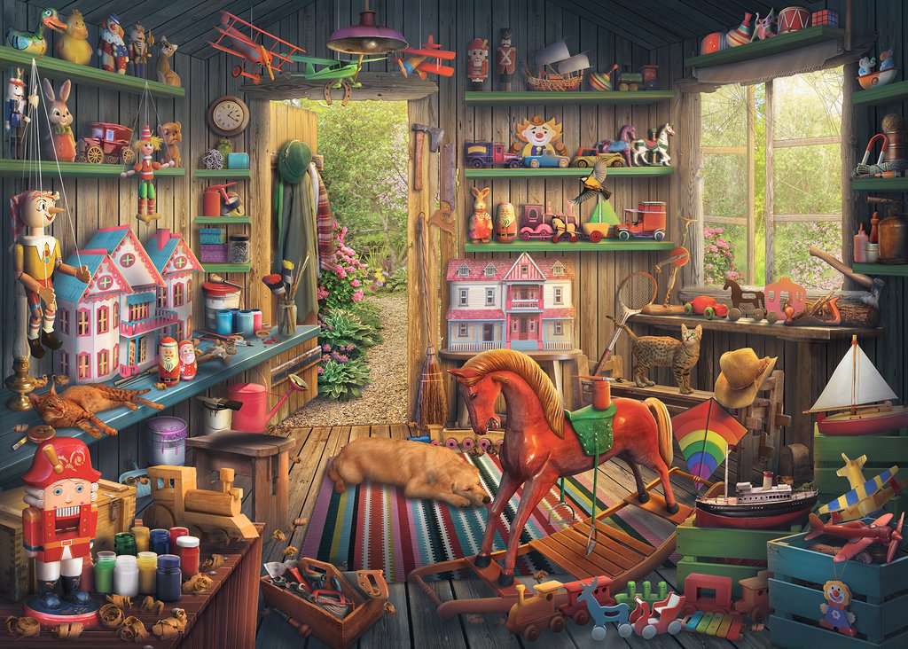 Ravensburger Nostalgic Toys 1000pc Jigsaw Puzzle