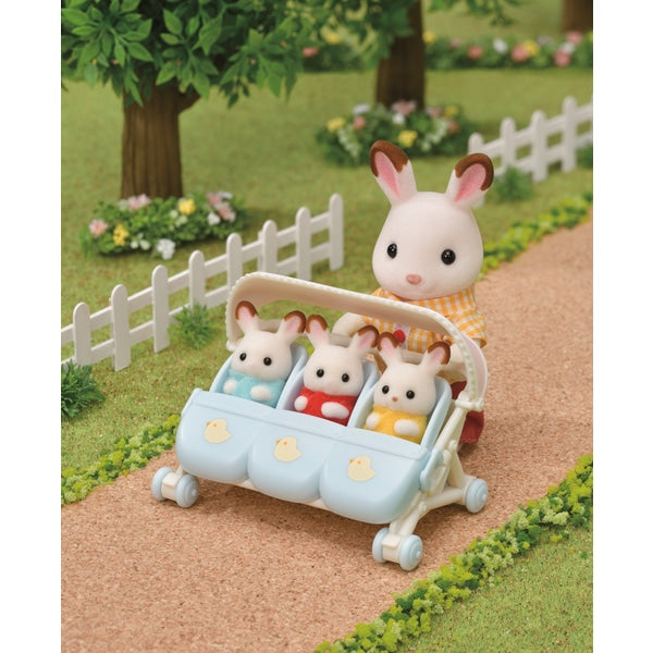 Sylvanian Families Triplets Stroller