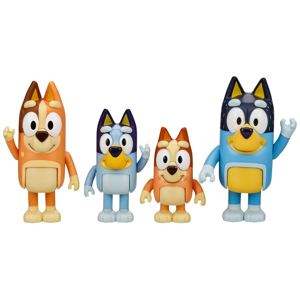 Bluey - Bluey And Family 4 Figure Pack