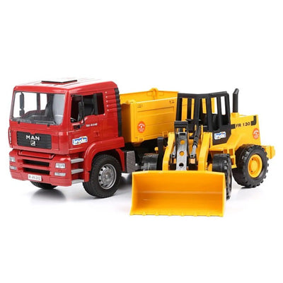 Bruder MAN TGA Construction Truck With Road Loader