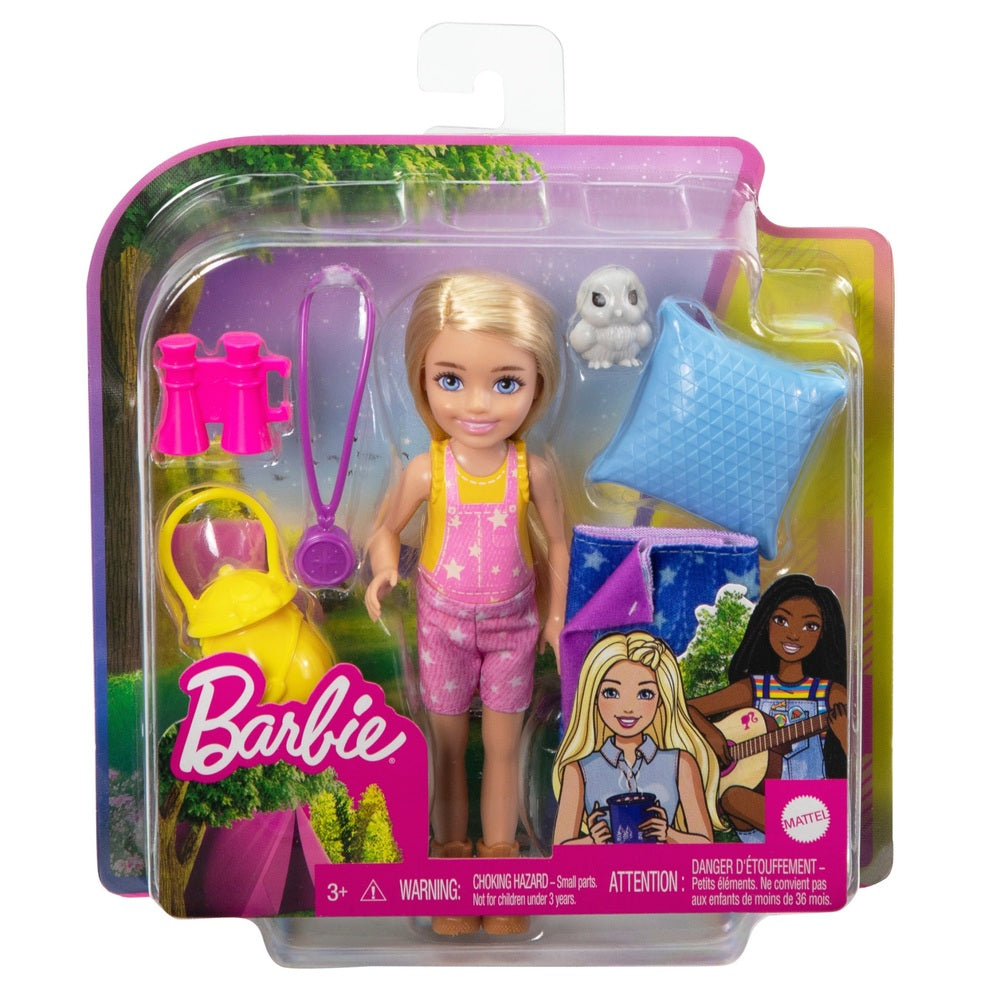 Barbie Chelsea Family Camping Doll And Accessories