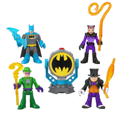 Imaginext DC Superfriends Bat Tech Bat Signal Figures 4pk