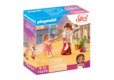 Playmobil Dreamworks Spirit 70699 Young Lucky And Mum Milagro