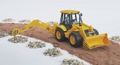 Bruder 02428 JCB 4CX Tractor with Front Loader and Digger