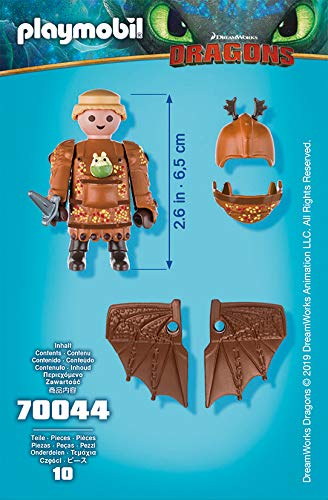 laymobil Dreamworks Dragons 70444 Fishlegs With Flight Suit