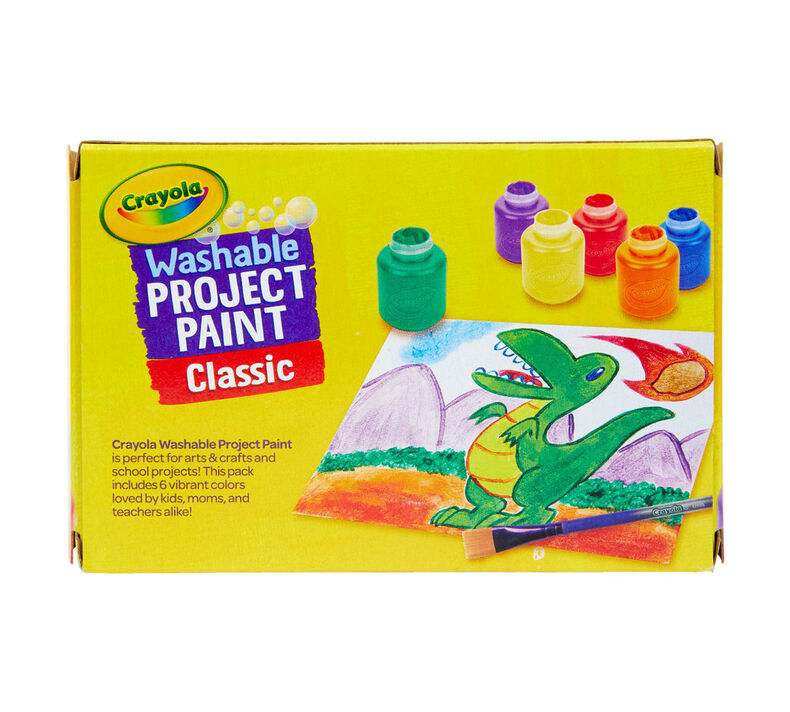 Crayola Washable Project Paint 6pk