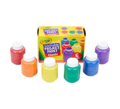 Crayola Washable Project Paint 6pk