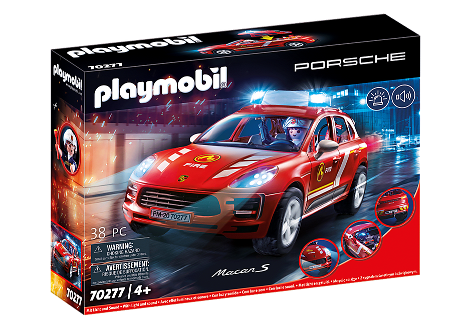 Playmobil Porsche Macan S Fire Brigade