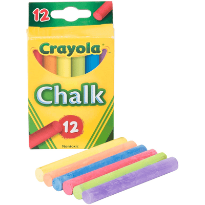 Crayola Coloured Chalk 12pk