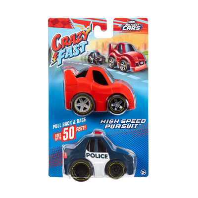 Little Tikes My First Crazy Fast Cars 2pk Police And Pursuit Vehicles