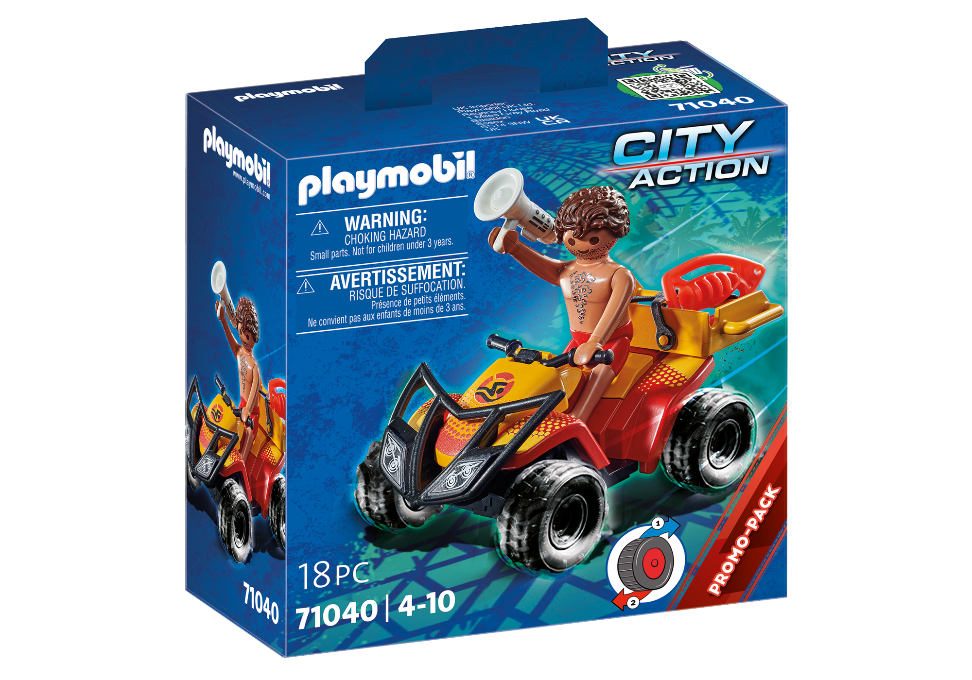 Playmobil City Action 71040 Beach Patrol Quad