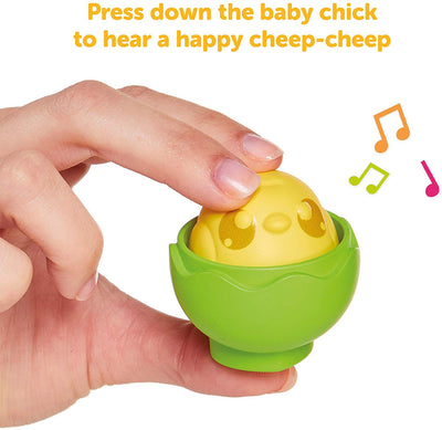 Tomy Toomies Hide And Squeak Nesting eggs