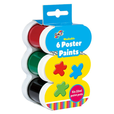 Galt 6 Washable Poster Paints