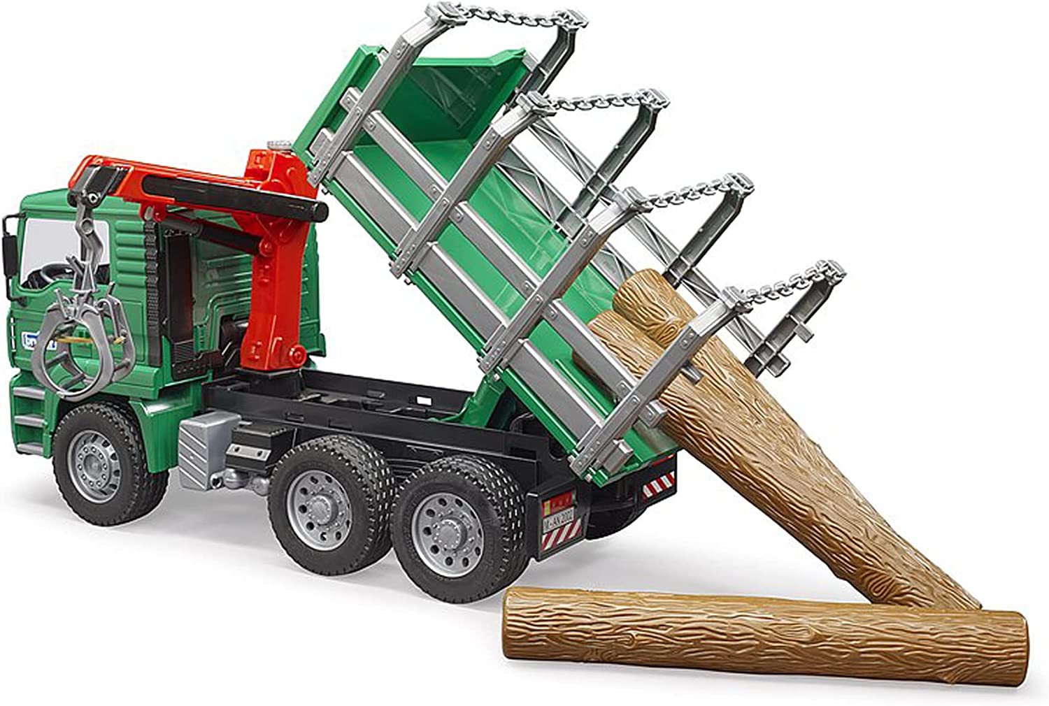 Bruder MAN Timber Truck With Crane And 3 Logs 1:16