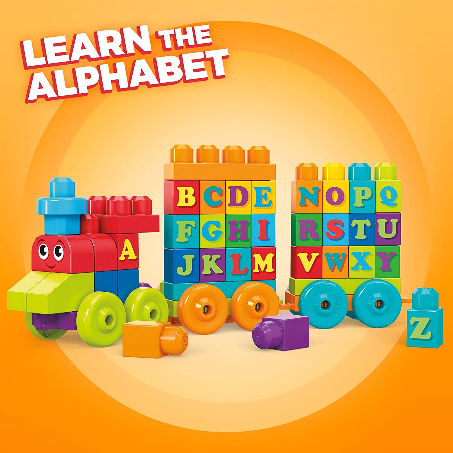 Mega Bloks Learning Train