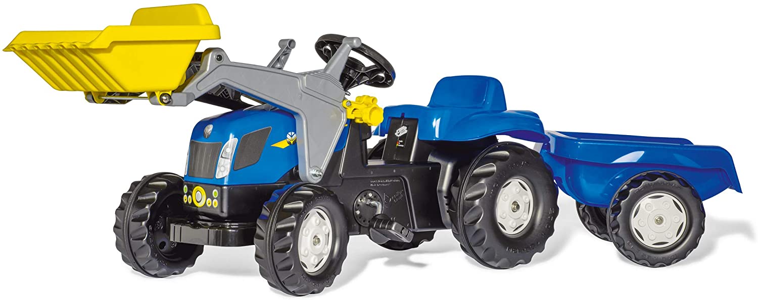 Rolly New Holland T7040 Tractor With Front Loader And Trailer