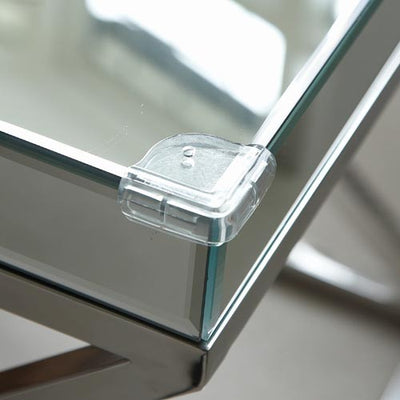 Clippasafe 4x Corner Cushions for Glass Tables / Shelves
