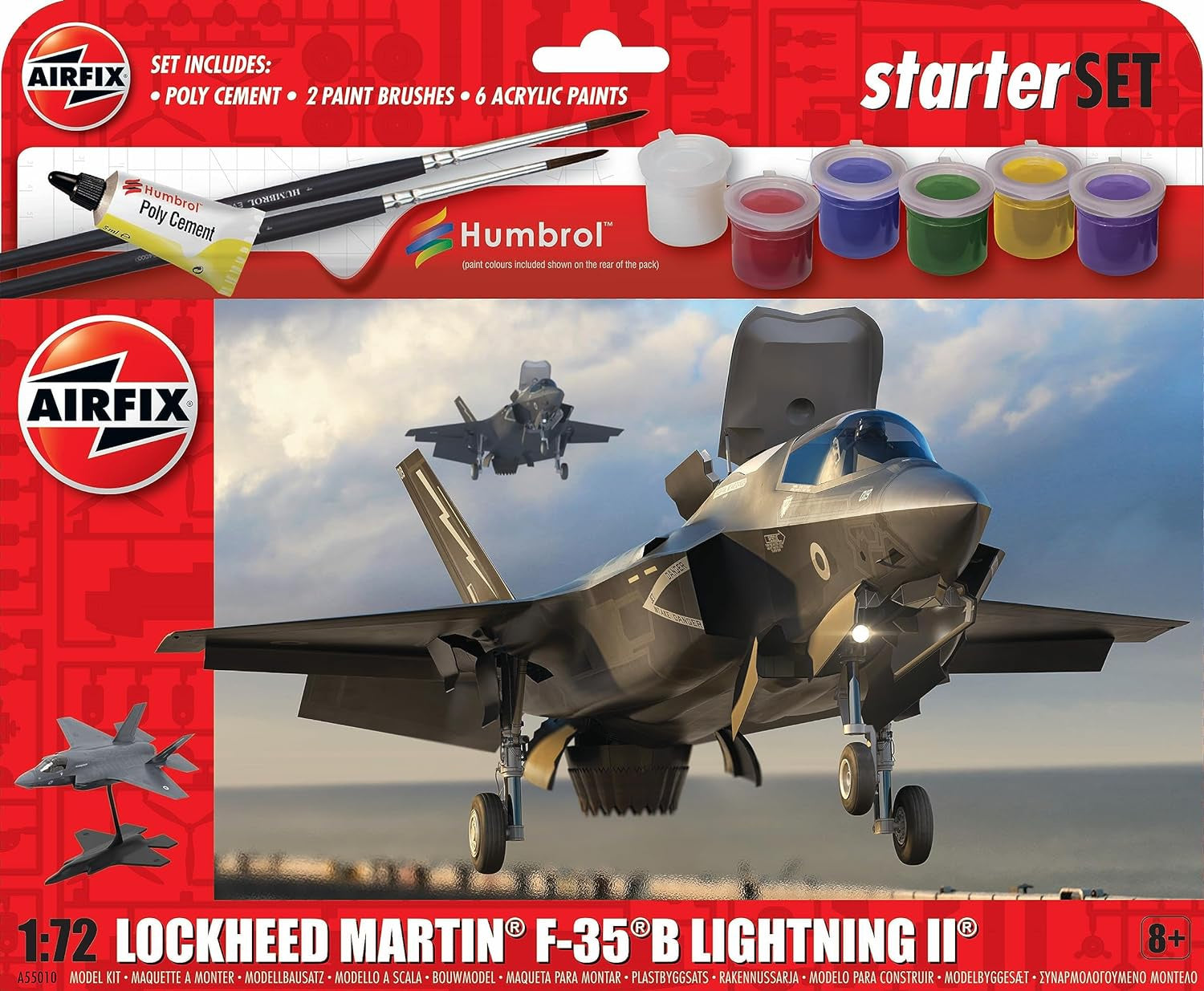 Airfix Lockheed Martin F35 B Lightning II Starter Set 1:72