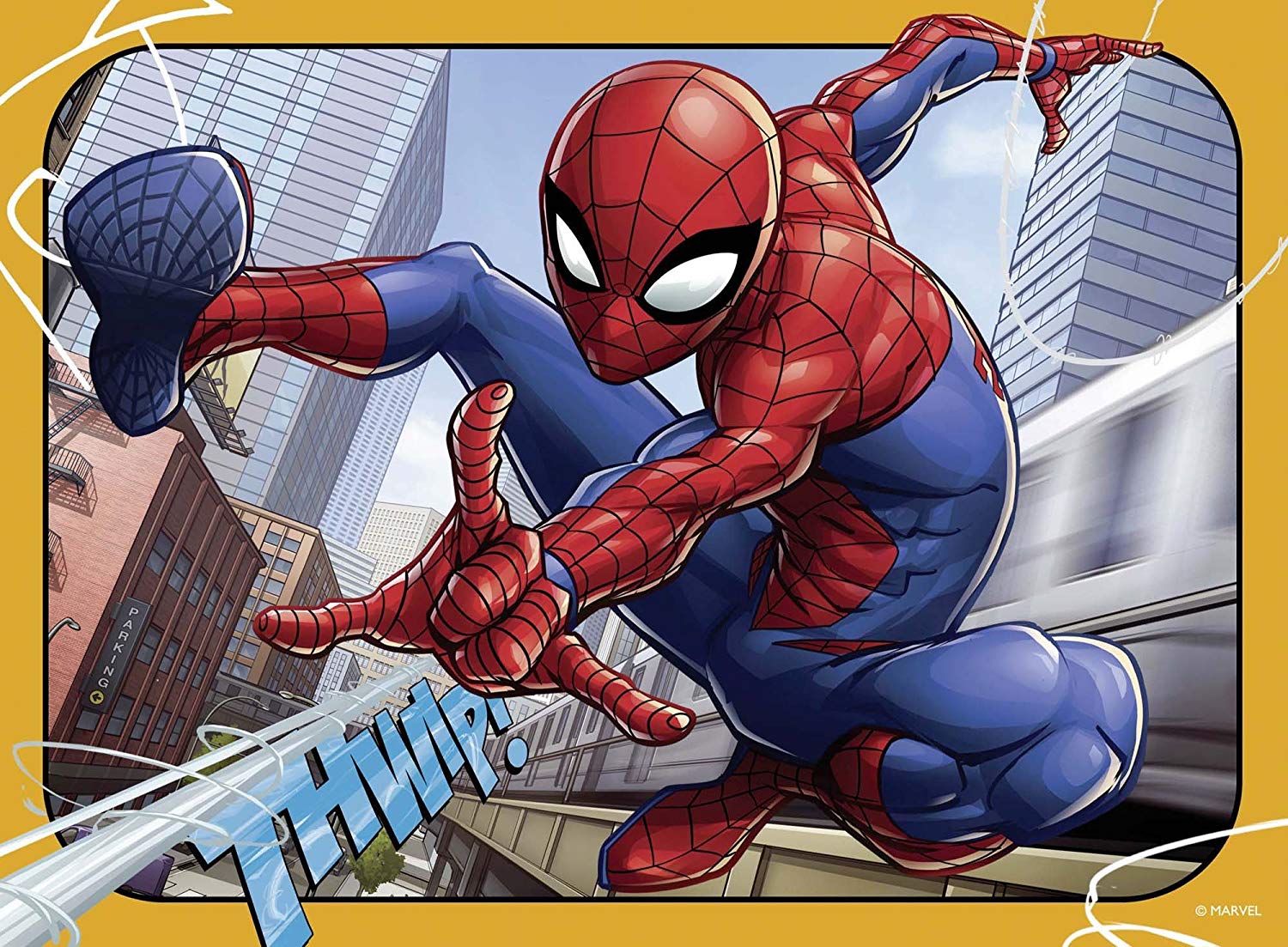 Four high quality cardboard jigsaw puzzles in 12, 16, 20 and 24 pieces