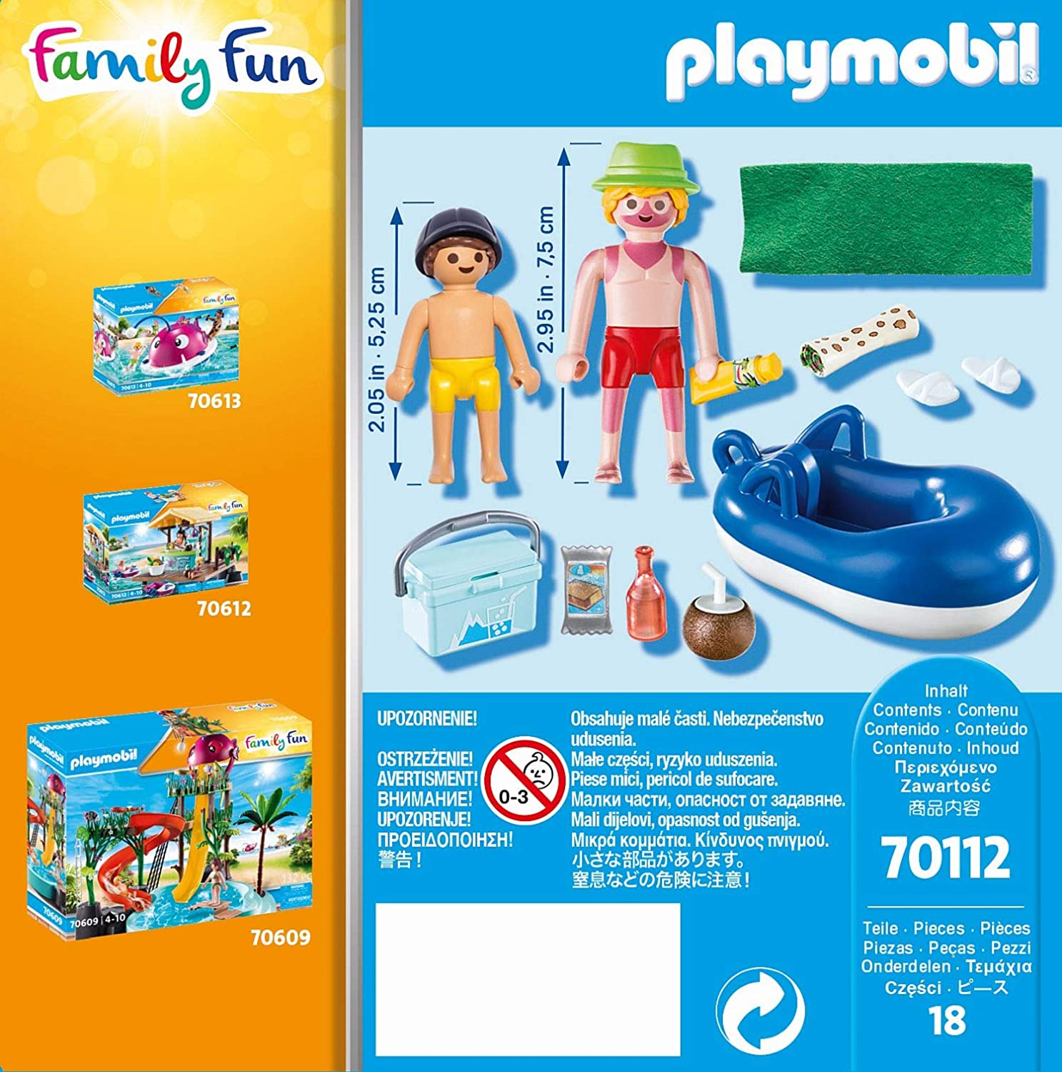 Playmobil Family Fun 70112 Sunburnt Swimmer