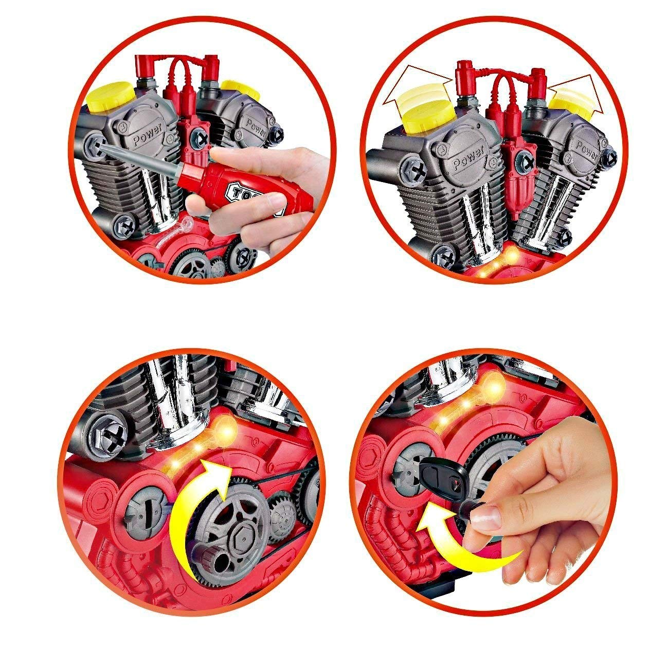 Tuff Tools Engine Overhaul Engine Assembly Play Set