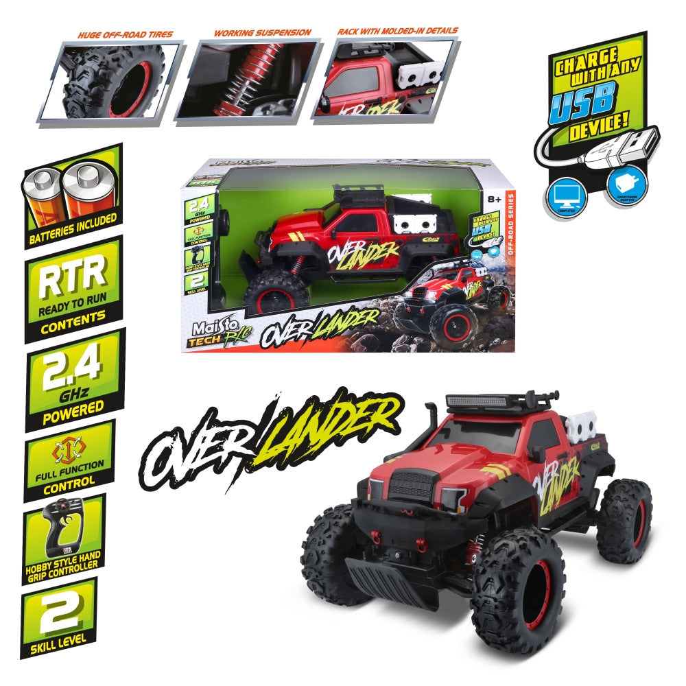 Maisto Tech R/C Overlander Off Road Remote Control Vehicle