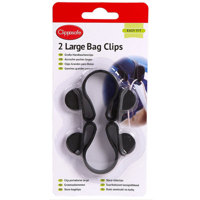 Clippasafe Large Stroller Bag Clips 2 Pack