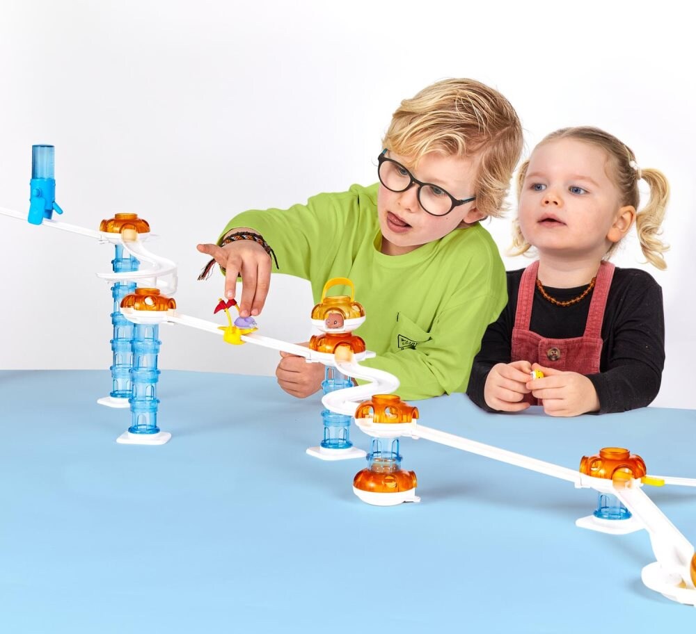 Happy Hamsters Super Slides Interactive Marble Track Set Speed Set